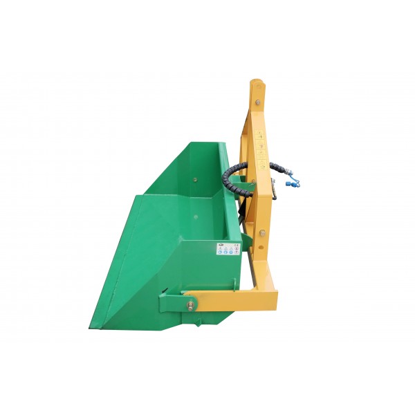 Caja de transporte de 140 cm con volquete hidráulico TRX