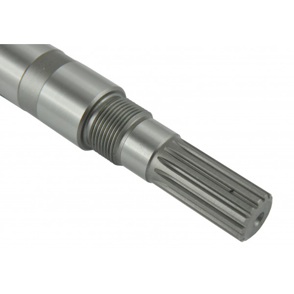 Hřídel 9T / 14T, 158,50 x 28 mm náběh na přední nápravu Kubota L2808, L3408 LONG