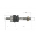 Rótula de dirección / 158 mm / Kubota L4708 / L5018 / 5-23-101-81