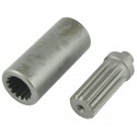 Shaft 14T/57 mm + sleeve 14T/65 mm / Kubota L3408 / Kubota D1703 / 5-15-232-30