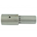 Eje 13T, 120 mm + casquillo 13T, 60 mm Kubota M9000, M9040