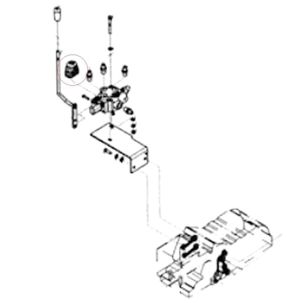 Osłona gumowa, prochownik, W9556-5418-1, W9556-54181, 5-21-104-06, Kubota L3408, Kubota L3608, Kubota L4508, Kubota L4708, Kubot