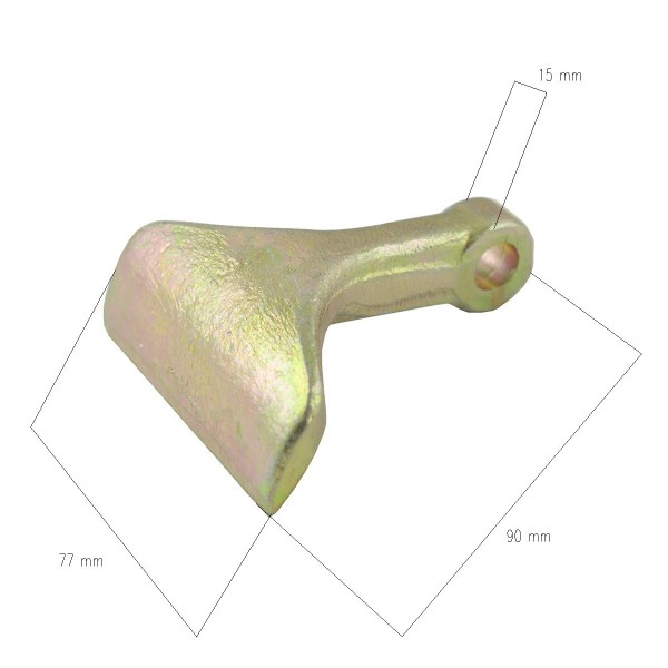 Hammer, flail knife, hammer flail, hammer for flail mower EFM 125/145/155 GEOGRASS / 300 g / Ø12 mm