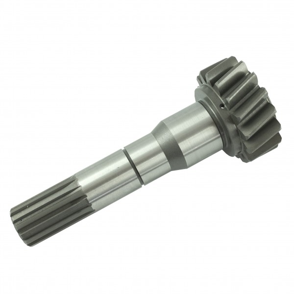 Wałek skrzyni biegów 14T, 123 mm z zębatką 16T Kubota B2441, zęby skośne, 6C526-14114 | Traktor.com.pl