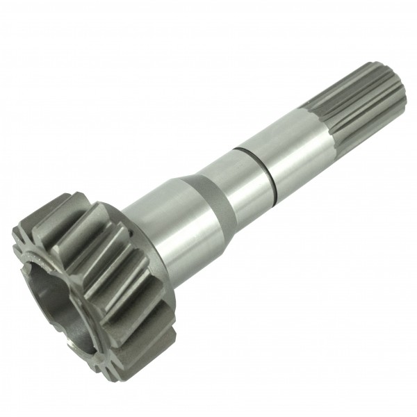 Wałek skrzyni biegów 14T, 123 mm z zębatką 16T Kubota B2441, zęby skośne, 6C526-14114 | Traktor.com.pl
