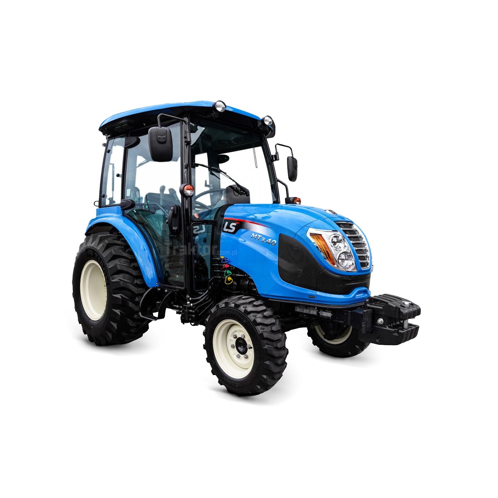 Tracteur LS MT3.40 MEC avec cabine et pneus industriels