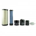 A set of filters for the Startrac 273 tractor, Mitsubishi S3L2 engine