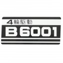 Samolepky Kubota B6001