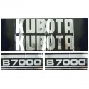 Kubota B7000 stickers