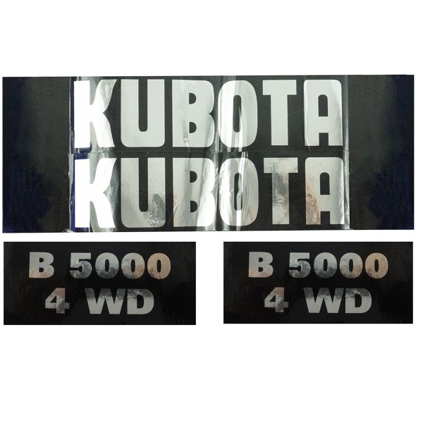 Naklejki Kubota B5000 4WD | Traktor.com.pl