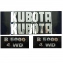 Nálepky Kubota B5000 4WD