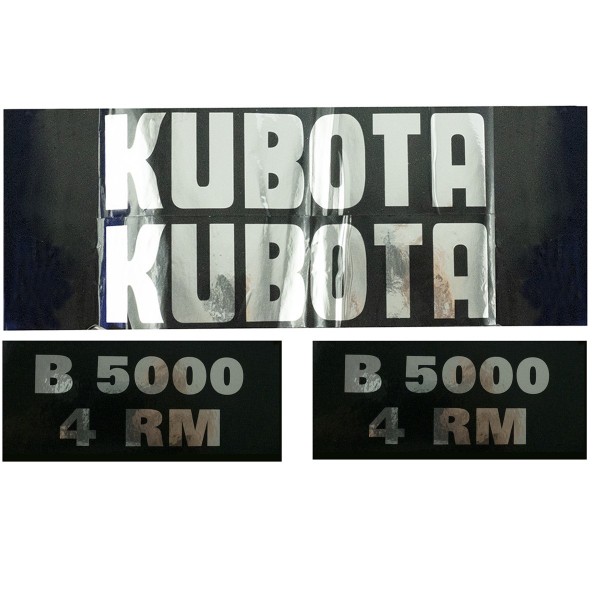 Naklejki Kubota B5000 4RM | Traktor.com.pl