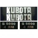 Nálepky Kubota B5000 4RM