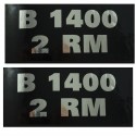 Naklejki Kubota B1400 2RM | Traktor.com.pl