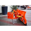 Gerader Schneepflug 150 cm, hydraulisch, mit 4FARMER-Anbauplatte
