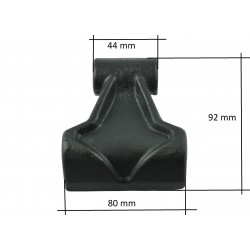 Bijak, nóż młotkowy, młotek bijakowy do kosiarki bijakowej EFG / 12 mm, 440 g