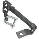 Überprüfen Sie die Kettenkompensation. KUBOTA 5" 2 Gelenk + U CRR