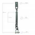Armstabilisator, Dreipunktaufhängung, Kubota M6040, 3A275-91100, 5-08-120-07
