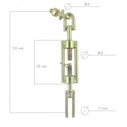 Linkage arm stabilizer / Cat I / 310-390 mm / Yanmar EF352T / 198283-74100 / 5-08-120-17