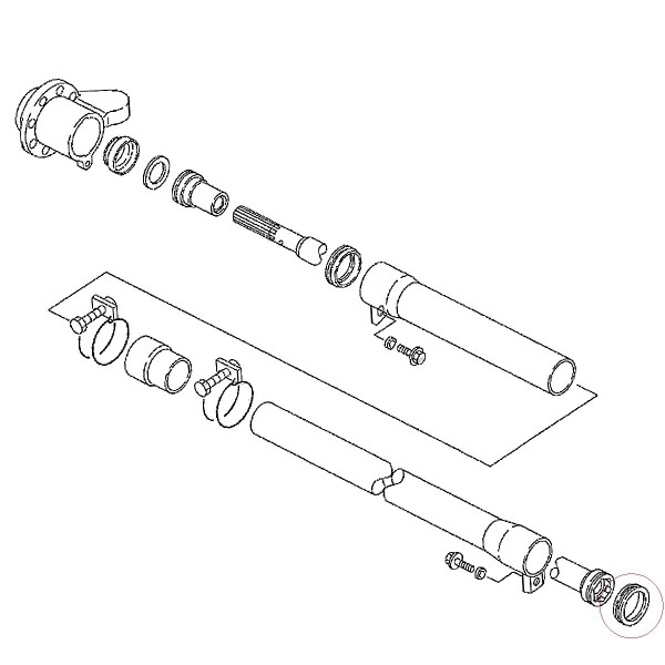 Seal / 35 x 62 x 12 mm / Yanmar EF453T/EF453T/EF514T / AE2121F / 198255-14740 / 5-08-207-01