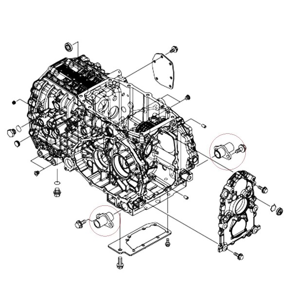 Support à rouleaux / 4 x 4 / Yanmar EF352T / 5-14-204-31