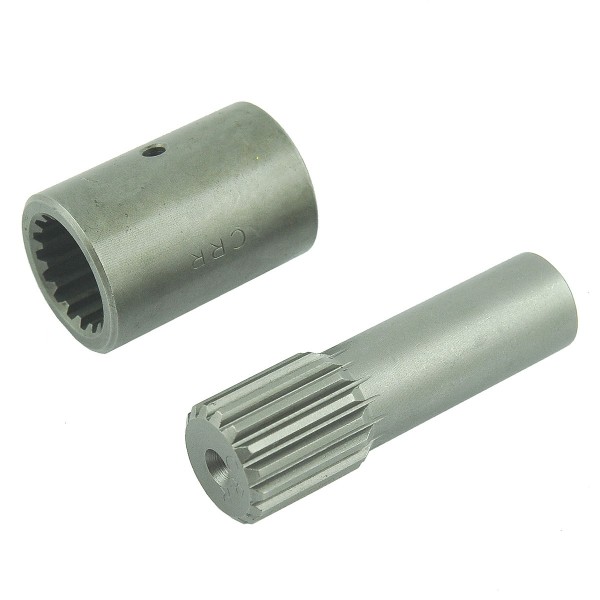Hriadeľ 16T/Ø19 mm / hriadeľový konektor 16T/45 mm / Kubota L02 / 5-15-232-01