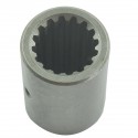 Hriadeľ 16T/Ø19 mm / hriadeľový konektor 16T/45 mm / Kubota L02 / 5-15-232-01