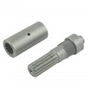Welle 14T/Ø13/28 mm / M24 x 1,5 / Wellenverbinder 14T/65 mm / Kubota L3408/L4508 / 5-15-232-21