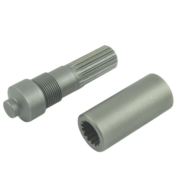 Welle 14T/Ø13/28 mm / M24 x 1,5 / Wellenverbinder 14T/65 mm / Kubota L3408/L4508 / 5-15-232-21