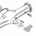 Douille 70 x 75 x 62,50 mm / Kubota M6950/M9000 / 36840-42160 / 5-15-251-06