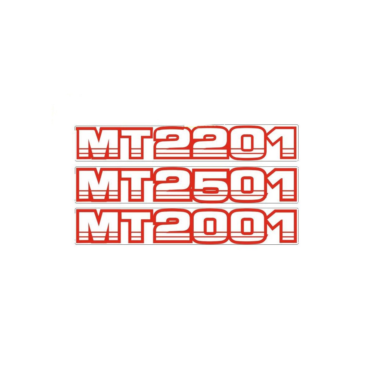 Mitsubishi MT2XX1 Aufkleber