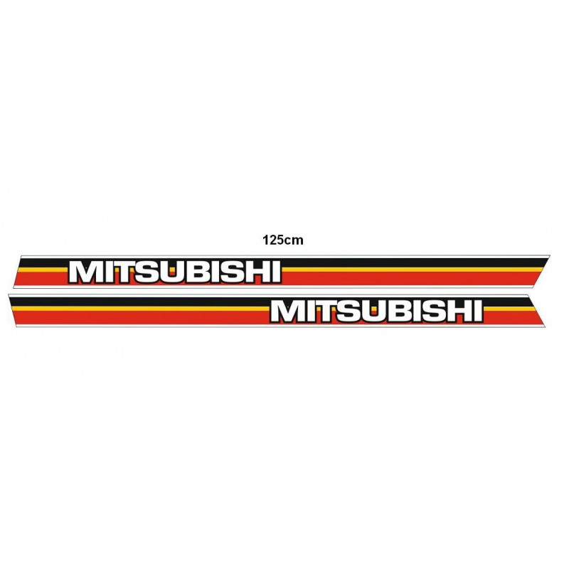 autocollants - Autocollants Mitsubishi 125cm