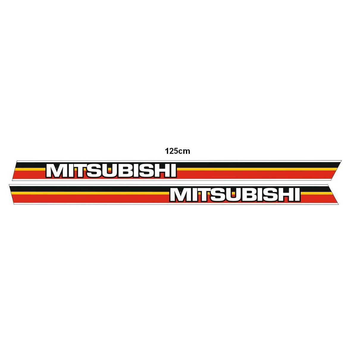 Naklejki Mitsubishi 125cm