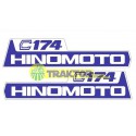 Cost of delivery: HINOMOTO C174 stickers