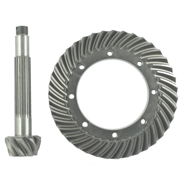 Corona 39T/225 mm + eje piñón 9T/22T/228 mm / Kubota L1500/L2201/L2601/L3001 / 34160-4321-1 / 5-19-104-05