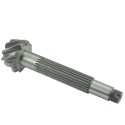 Crown wheel 39T/225 mm + pinion shaft 9T/22T/228 mm / Kubota L1500/L2201/L2601/L3001 / 34160-4321-1 / 5-19-104-05
