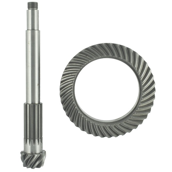 Crown wheel 41T/206 mm + drive shaft 9T/344 mm / Kubota L240 / 5-19-104-06