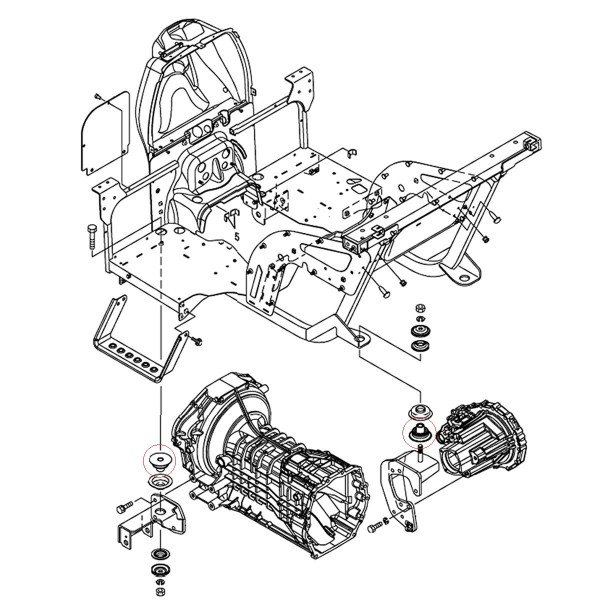 Poduszka mocowania podłogi, guma mocowania podłogi, 198200-62990, 5-21-111-22, Yanmar EF227, Yanmar EF230, Yanmar EF233, Yanmar