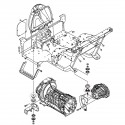 Podložka pro montáž na podlahu, pryžová montáž na podlahu, 198200-62990, 5-21-111-22, Yanmar EF227, Yanmar EF230, Yanmar EF233,