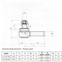 Sada koncovek táhla brzdy L2600 R