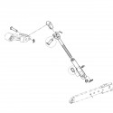Čap trojbodového závesu, CAT I, 22 x 78 mm, 22 x 78 mm, 36530-91543, 5-25-102-27, Kubota M7040, Kubota M9000, Kubota M9540