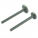 Válvulas de motor 15221-13121 15221-13120 IN EX Kubota Z650 Z750 Z751 Z851 L185 L225 L1501 L2601