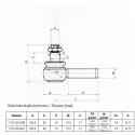 HINOMOTO-ISEKI Stangenkopf - Links