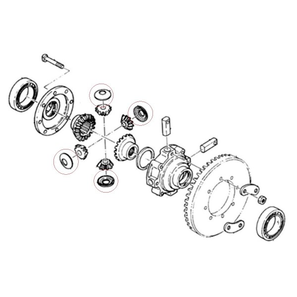 Medená podložka, 1656-304-002-00, Iseki TS2510, 9-26-107-01, 21,20 x 37,50 mm, 21,20x37,50 mm
