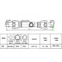 Cardan 07B - 200cm
