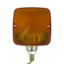 Kierunkowskaz do traktora na błotnik / 88 x 88 x 80 mm / 12V 10W / BA155 / Uniwersalny | Traktor.com.pl