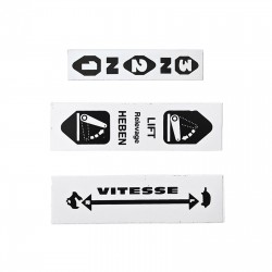 Stickers 25x90mm (3 graphics)