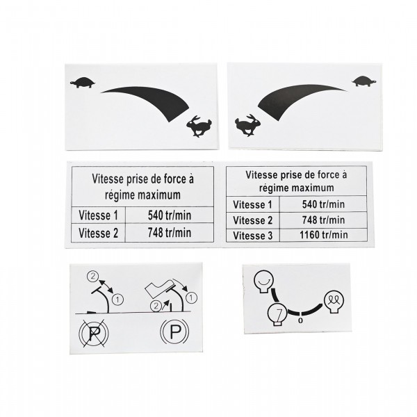 Stickers 70*40, (2 graphics)