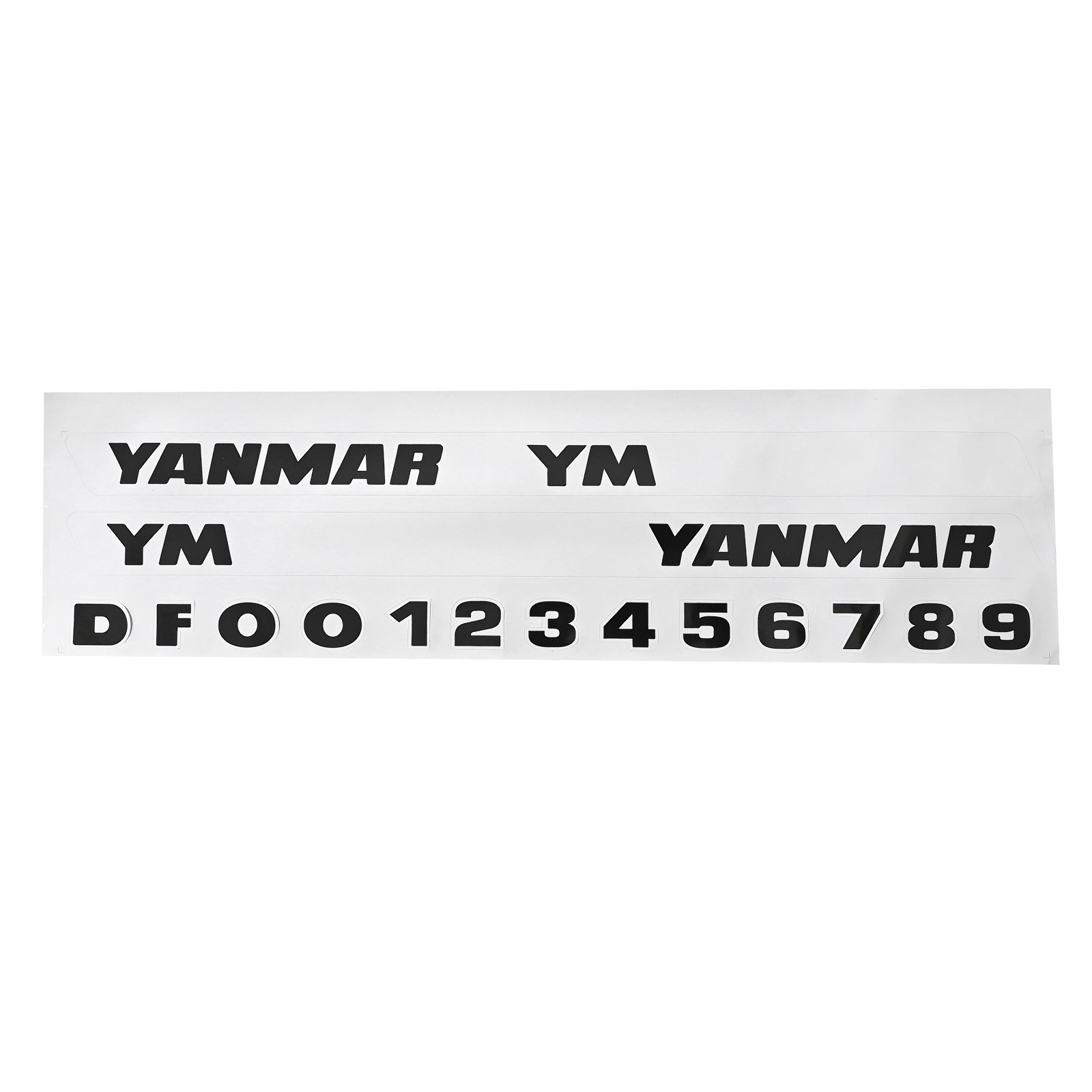 Veľké nálepky YANMAR, 680*180 mm