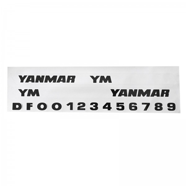 Large YANMAR stickers, 680*180mm